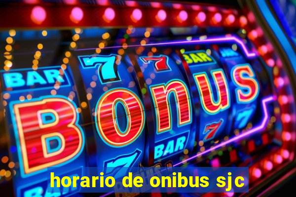 horario de onibus sjc